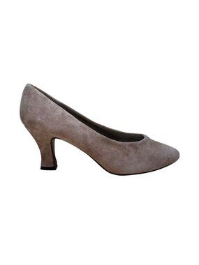 Predictions Women’s Taupe Suede Classic Rounded Toe Philly Pumps Size 8.5W